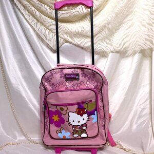 hello kitty mini luggage/backpack